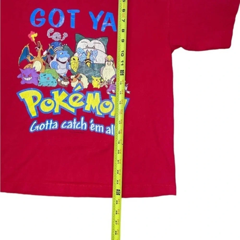Vintage‎ 2000 Pokémon Gotta Catch Em All Nintendo T Shirt Size XL Youth Red Y2K